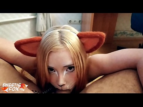 ❤️ Kitsune sväljer kuk och sperma i munnen Porno at porn sv.verhentai.ru ❌❤